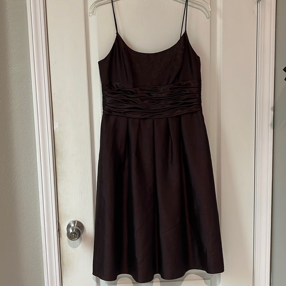 Beautiful purple spaghetti strap cocktail/evening dress